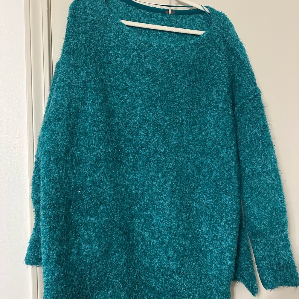 Cozy‎ Teal Sweater for Women